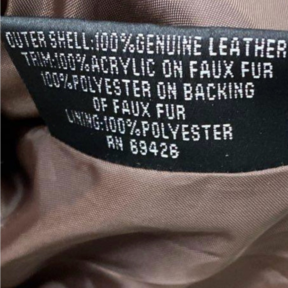 Wilsons Leather Maxima Penny Lane Brown Suede Coat with Faux Fur Trim - Picture 11 of 12